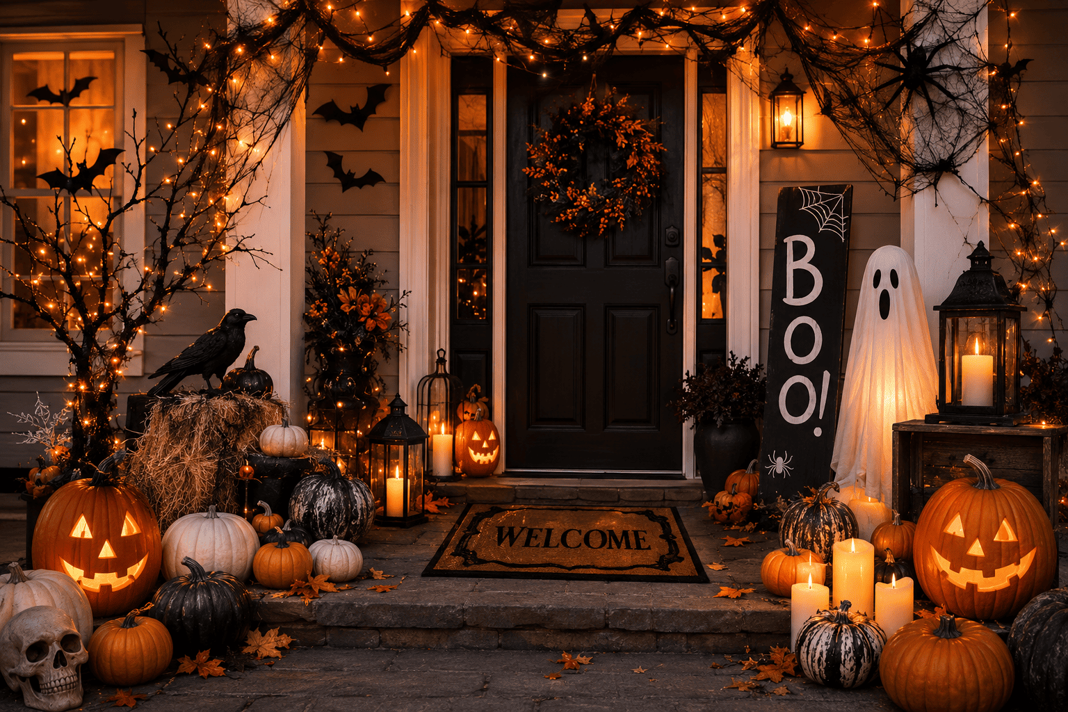 20 Easy Halloween Decor Ideas to Make Your Home Look Spooky & Cozy