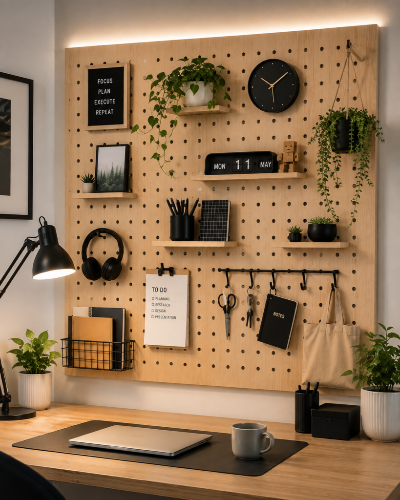 Pegboard Wall