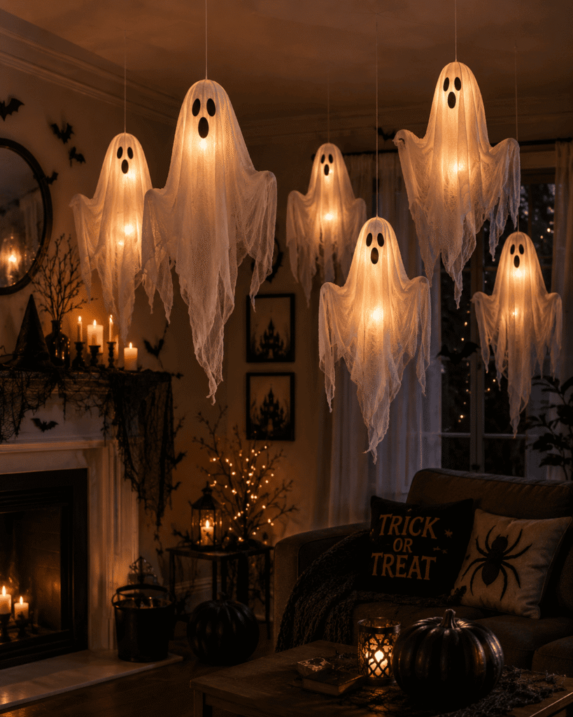 Floating Ghost Decorations