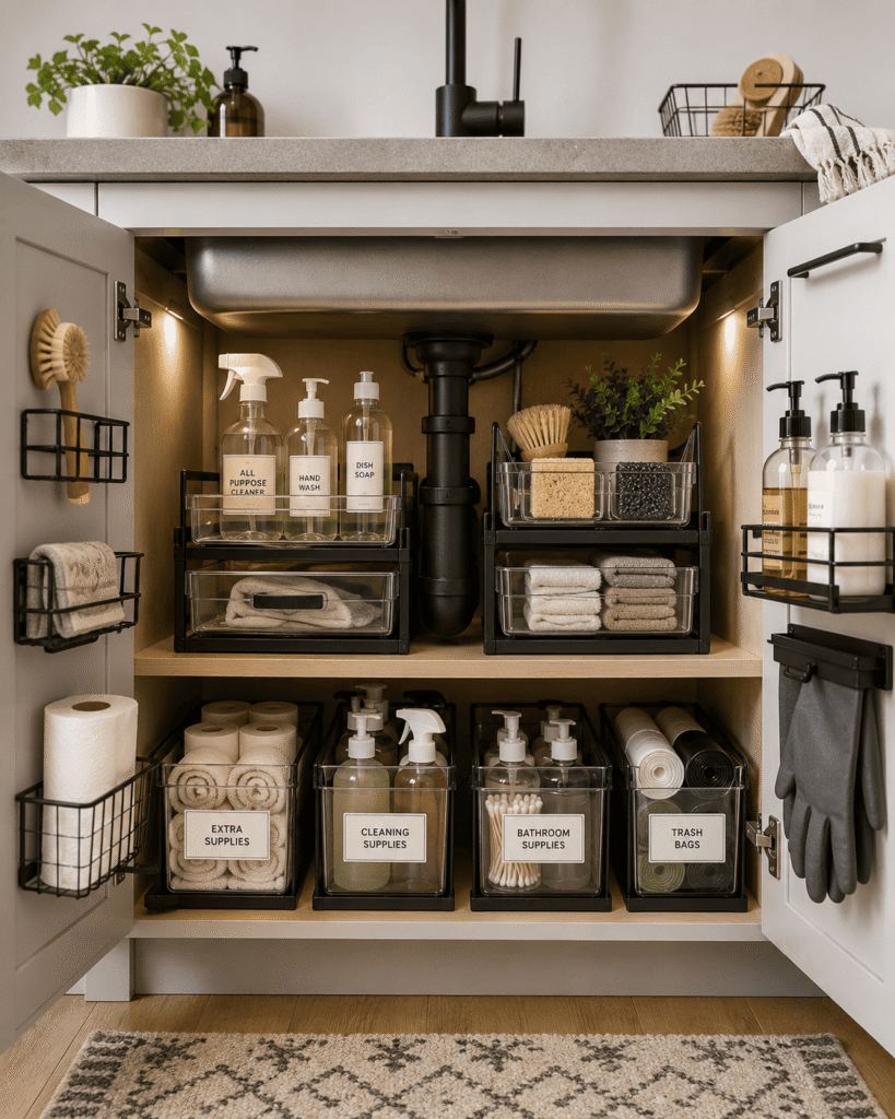 Organize Under the Sink