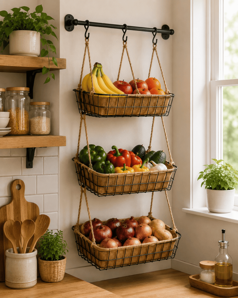 Hanging Produce Baskets