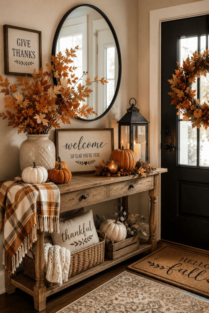 Thanksgiving Entryway Décor