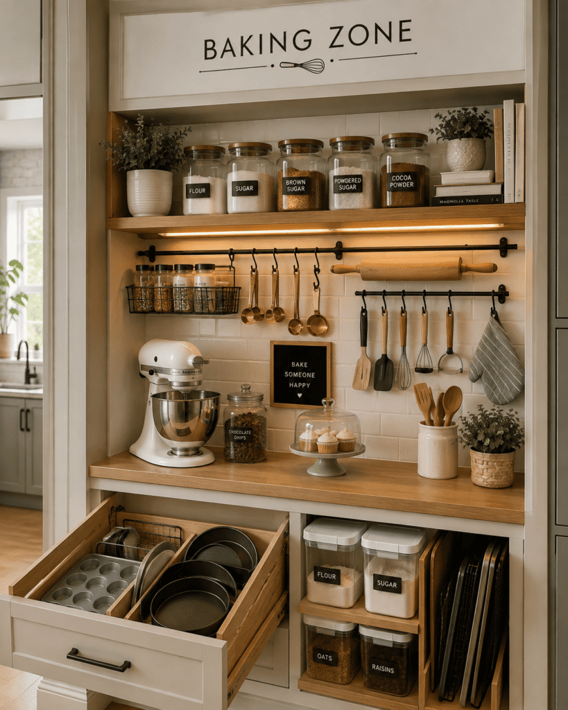 Create a Dedicated Baking Zone