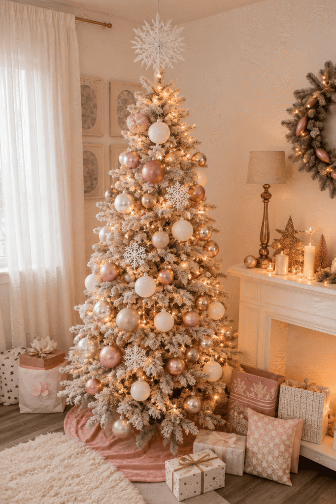 Pink Cozy Christmas Tree