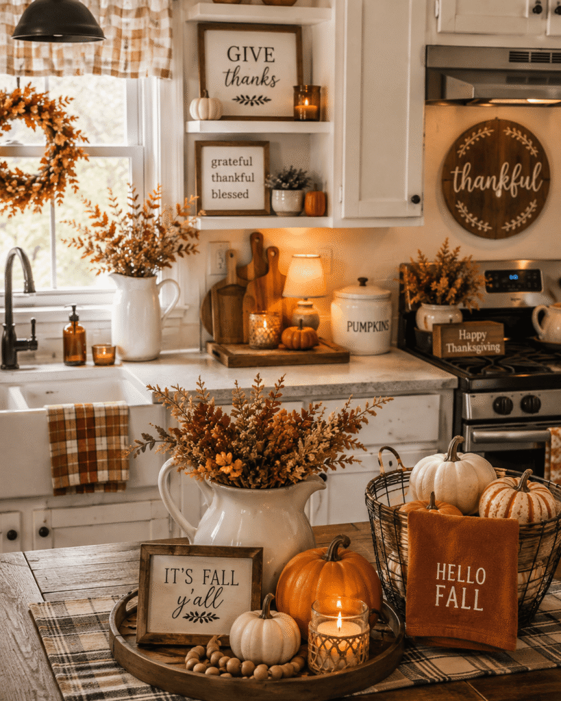 Cozy Thanksgiving Kitchen Décor