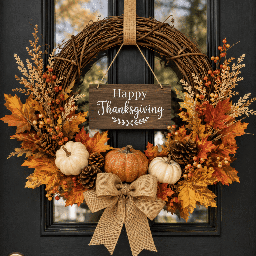 DIY Thanksgiving Wreath