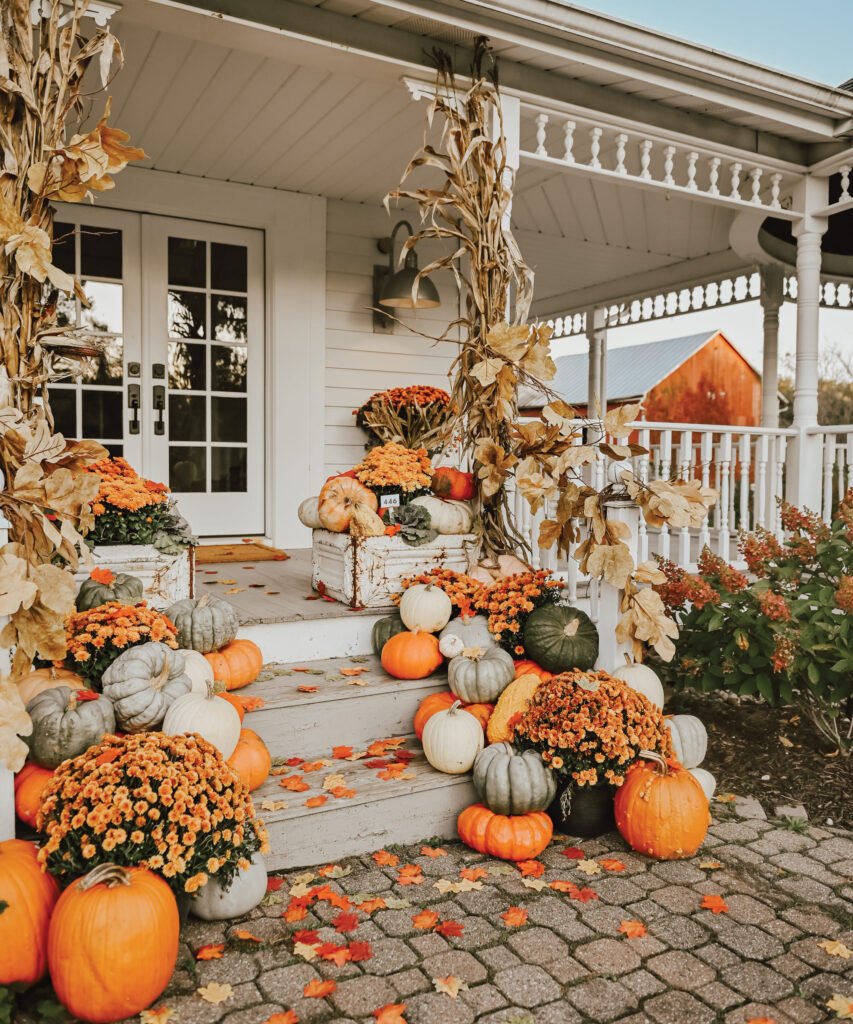 Thanksgiving Front Porch Decor