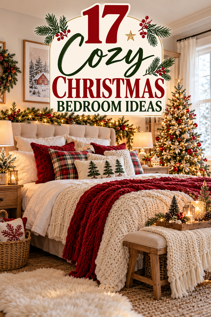 17 Cozy Christmas Bedroom Ideas