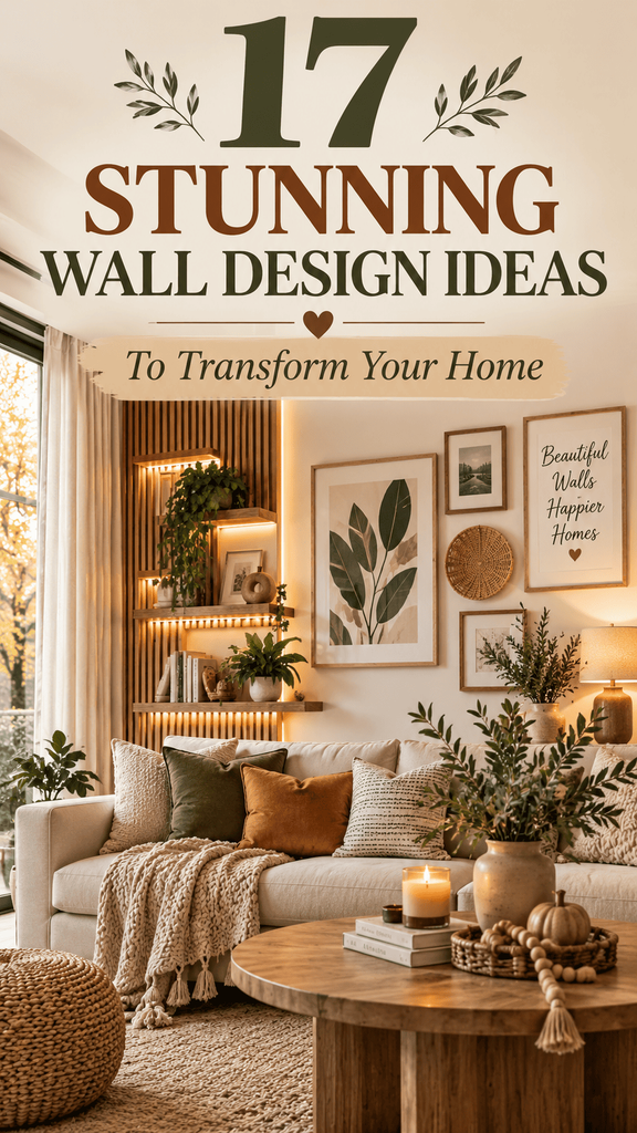 17 Stunning Wall Design Ideas to Transform Your Home