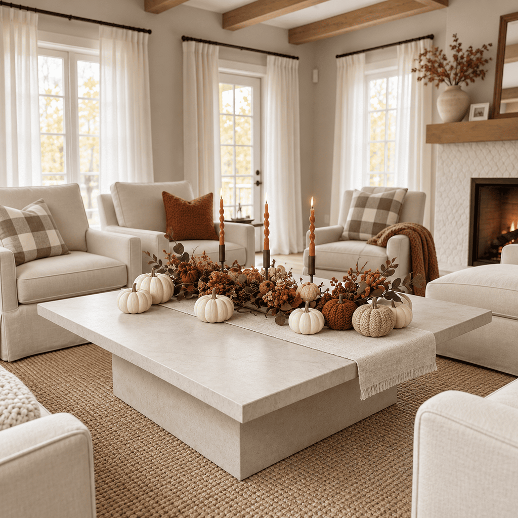 Decorate with Mini Pumpkins