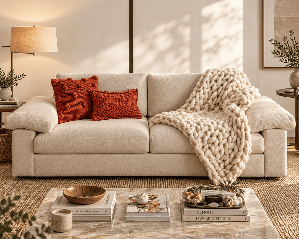 Layer Chunky Knit Throws
