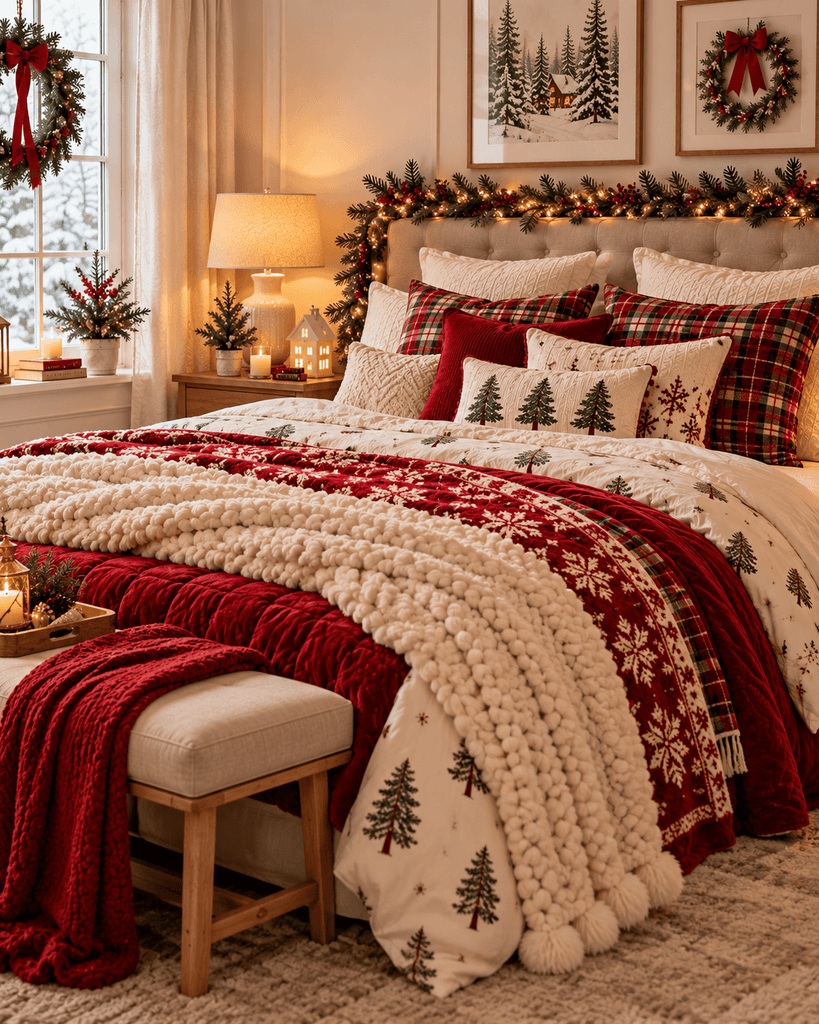  Layer Soft Christmas Bedding for Instant Cozy Comfort