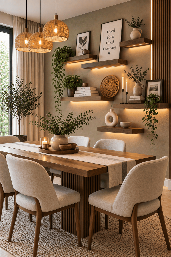 Decorate with Floating Shelves